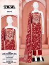 Thar 3487 A To D Pure Cotton Print With Embroidery Thread Work Dress Material Wholesale Online